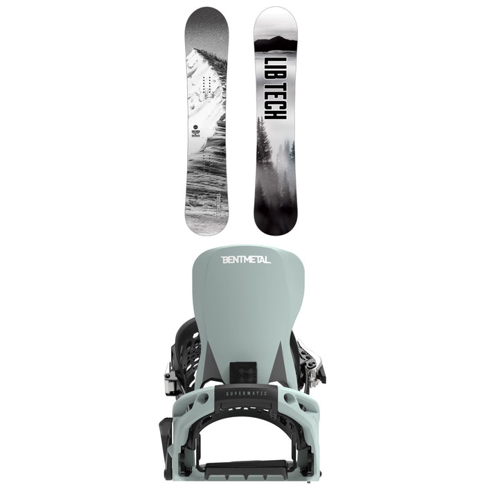 Lib Tech Cold Brew Snowboard + Bent Metal Lightning Supermatic Snowboard Bindings 2027