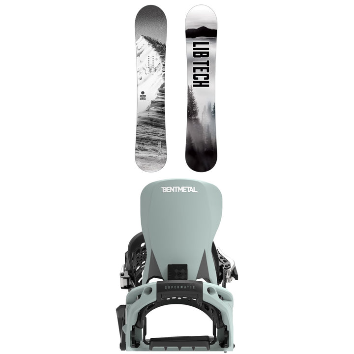 Lib Tech Cold Brew Snowboard + Bent Metal Lightning Supermatic Snowboard Bindings 2027