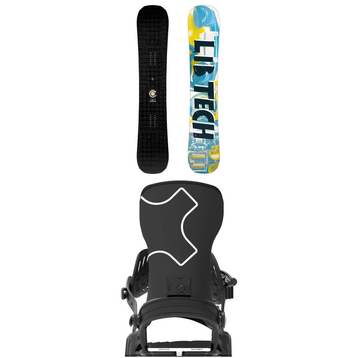 Lib Tech Legitimizer Snowboard + Bent Metal Axtion Snowboard Bindings 2027