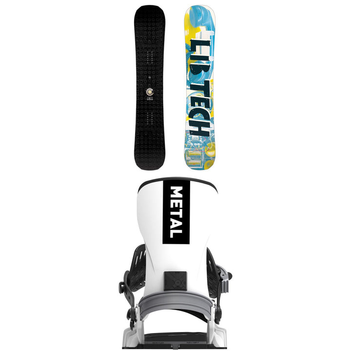 Lib Tech Legitimizer Snowboard + Bent Metal T-Zero Snowboard Bindings 2027