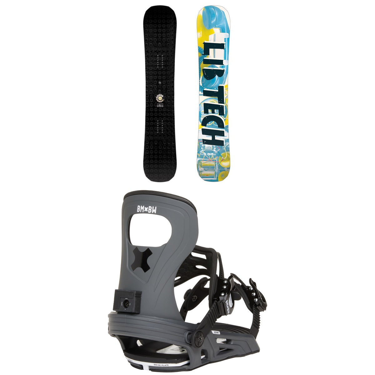 Lib Tech Legitimizer Snowboard + Bent Metal Joint LTD Snowboard Bindings 2027
