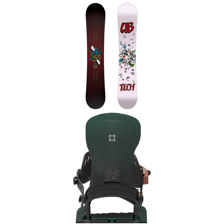 Lib Tech Two Time Snowboard + Bent Metal Airstra Snowboard Bindings - Women's 2027