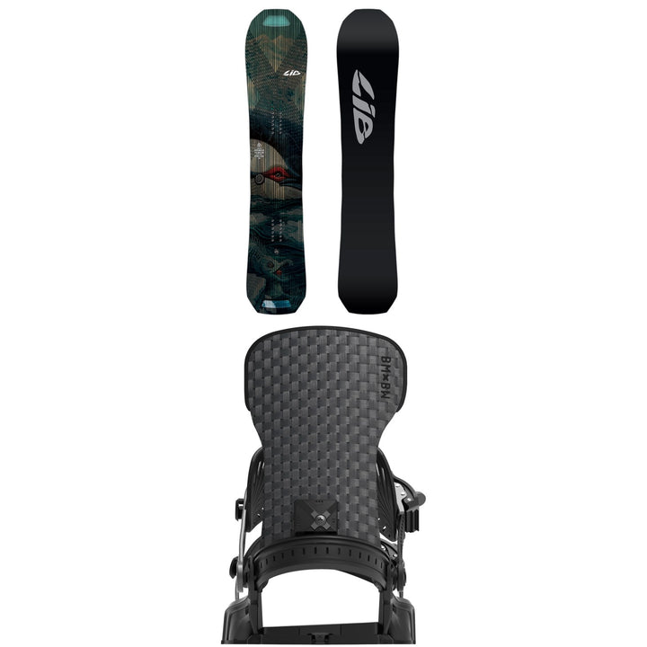 Lib Tech Apex Orca II Snowboard + Bent Metal Solution Snowboard Bindings 2027