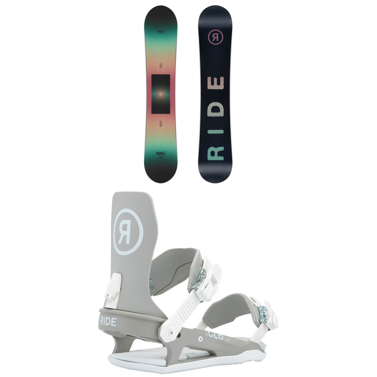 Ride Heartbreaker Snowboard + CL-6 Snowboard Bindings - Women's 2026
