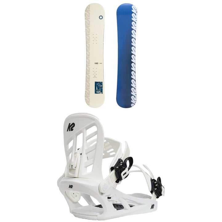 K2 Kandi Snowboard + You+H Snowboard Bindings - Kids'