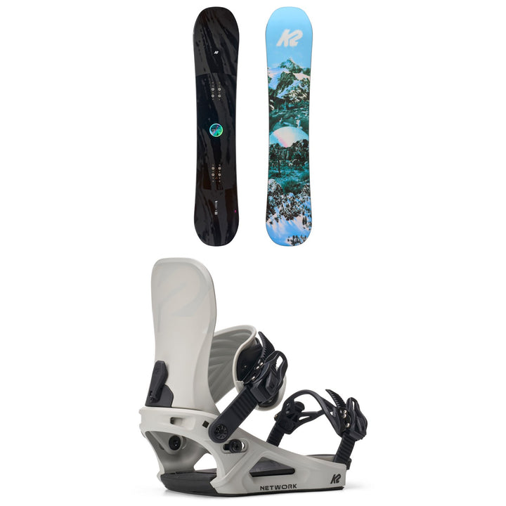 K2 Extravision Snowboard + Network Snowboard Bindings - Women's 2026