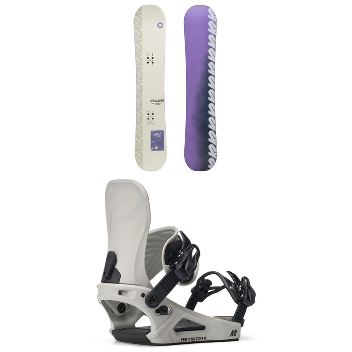 K2 Spellcaster Snowboard + Network Snowboard Bindings - Women's 2026