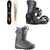 Sims Fakie Snowboard + Salomon District Snowboard Bindings + X Approach Lace SJ Boa Snowboard Boots