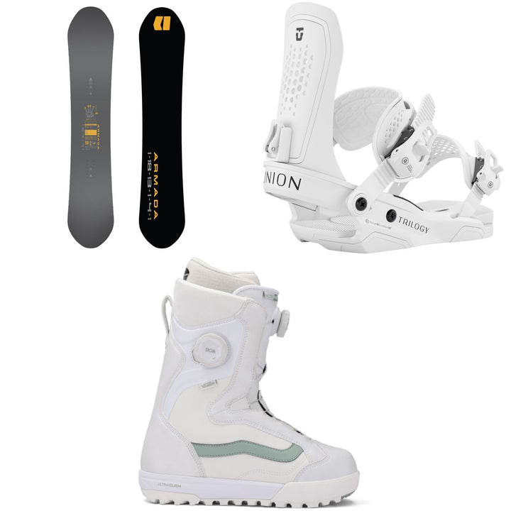 Armada Do-Si-Do LTD Snowboard + Union Trilogy Snowboard Bindings + Vans Encore Pro Snowboard Boots - Women's 2026