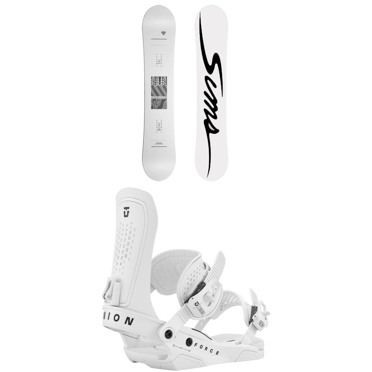 Sims Aurum Snowboard + Union Force Snowboard Bindings 2026