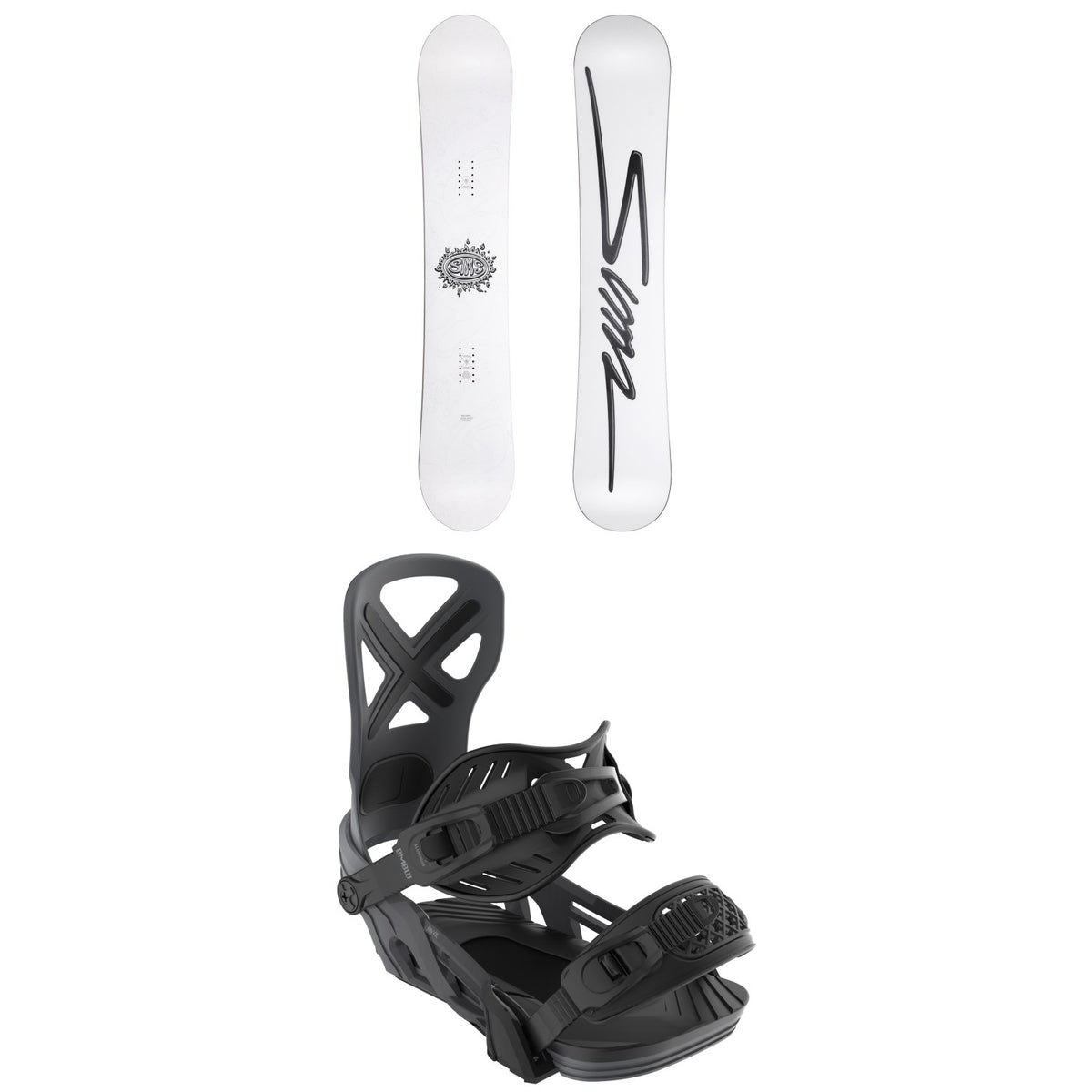 Sims Bowl Squad Snowboard + Bent Metal Anvil Snowboard Bindings 2026