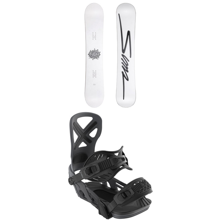 Sims Bowl Squad Snowboard + Bent Metal Anvil Snowboard Bindings 2026