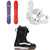 Sims Nub Snowboard + Union Force Snowboard Bindings + Vans Aura Pro Snowboard Boots 2026