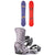 Sims Nub Snowboard + Salomon District Snowboard Bindings