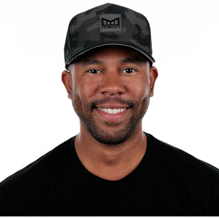Melin Hydro Odysea Stacked Hat Black Camo