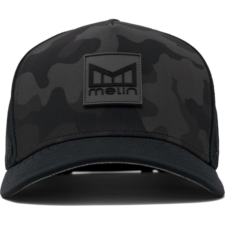 Melin Hydro Odysea Stacked Hat Black Camo