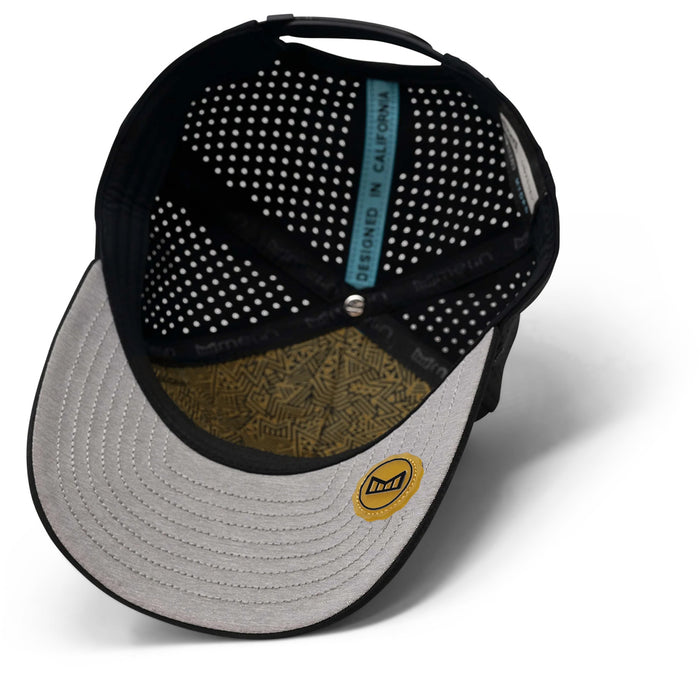 Melin Hydro Odysea Stacked Hat Black Gum