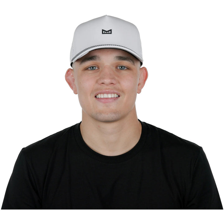 Melin Hydro Odysea Rope Bulls Icon Hat White/Grey
