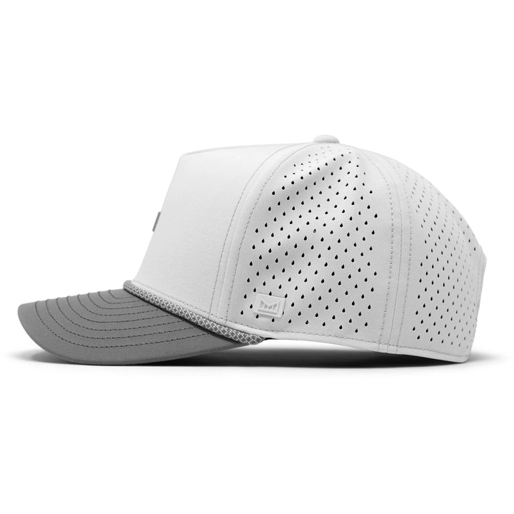 Melin Hydro Odysea Rope Bulls Icon Hat White/Grey