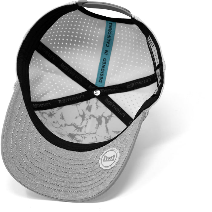 Melin Hydro Odysea Rope Bulls Icon Hat White/Grey