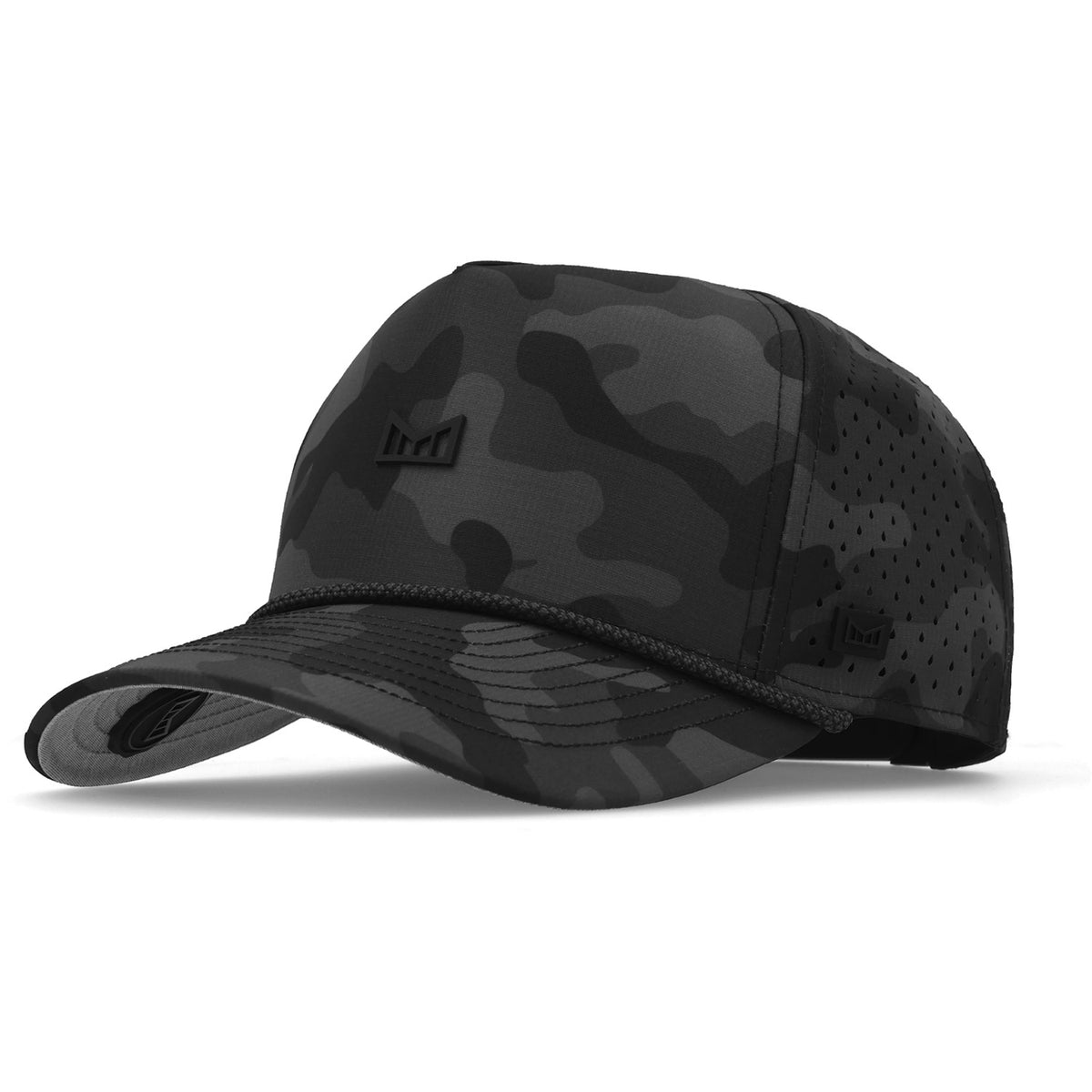Melin Hydro Odysea Rope Bulls Icon Hat Black Camo