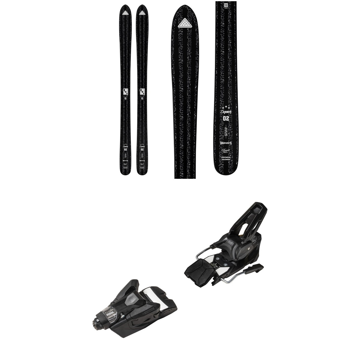 Salomon Depart .02 Skis + Armada Strive 14 GW Ski Bindings 2027
