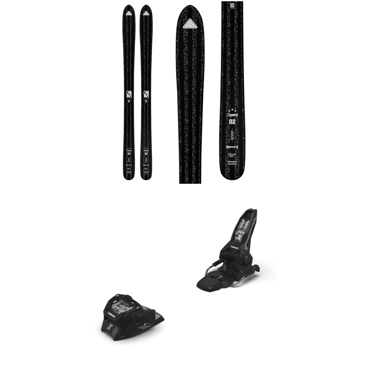 Salomon Depart .02 Skis + Marker Griffon X 13 Ski Bindings 2027