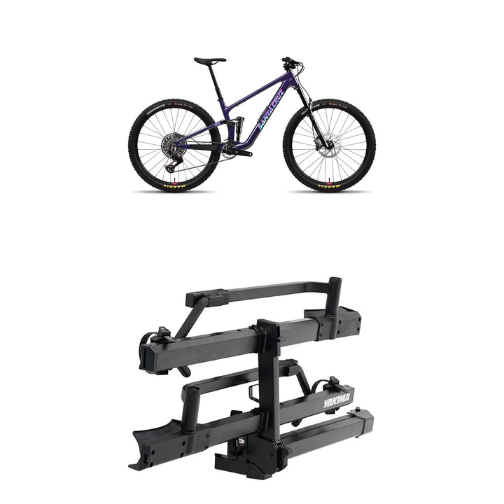 Santa Cruz Tallboy 6 CC Eagle 90 Complete Mountain Bike + Yakima StepUp Swing 2-Bike Rack 2027