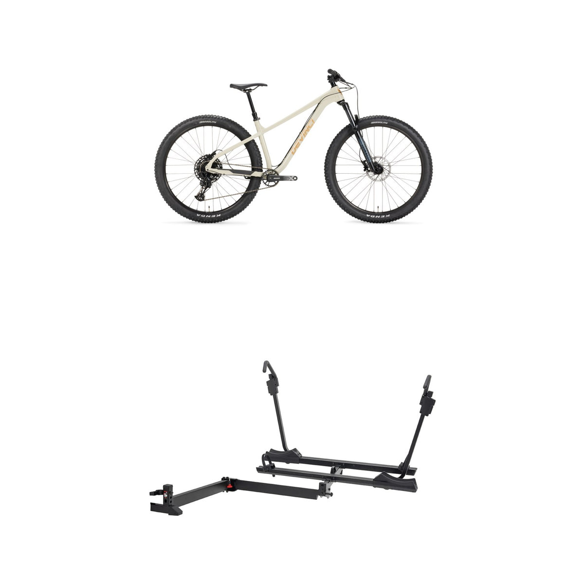 Devinci Kobain A 29 SX 12s Complete Mountain Bike + Yakima StepUp Swing 2-Bike Rack 2026
