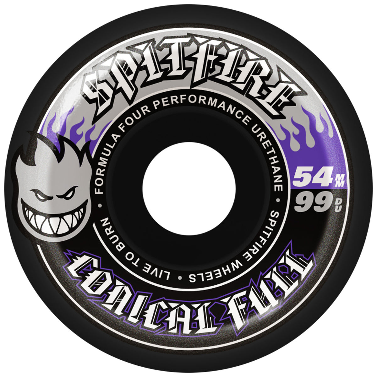Spitfire Formula Four 99d Team Conical Full Black Skateboard Wheels