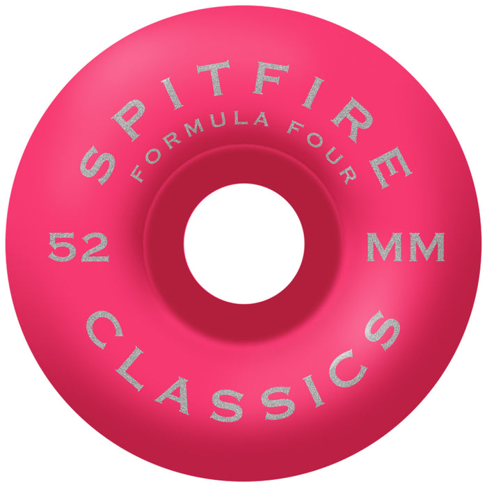 Spitfire Formula Four 99d Classic Floral Pink Skateboard Wheels