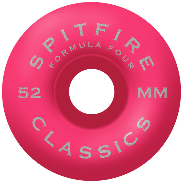 Spitfire Formula Four 99d Classic Floral Pink Skateboard Wheels