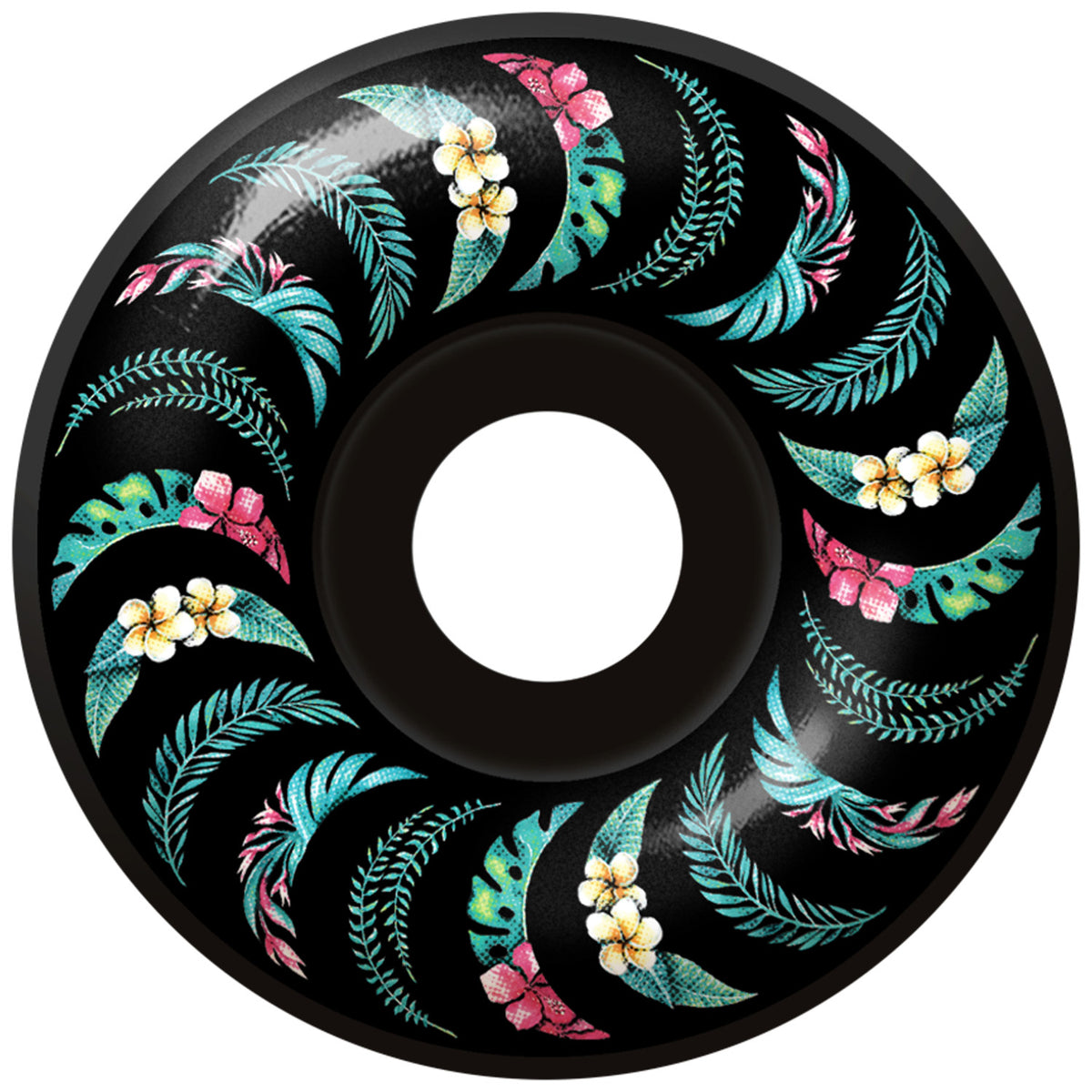 Spitfire Formula Four 99d Classic Floral Black Skateboard Wheels