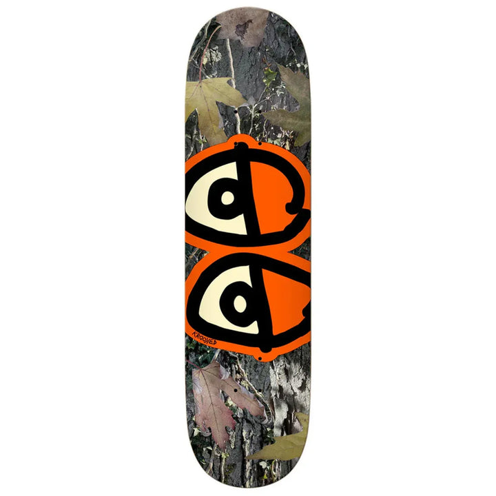 Krooked Team Eyes Camo 8.25 Skateboard Deck