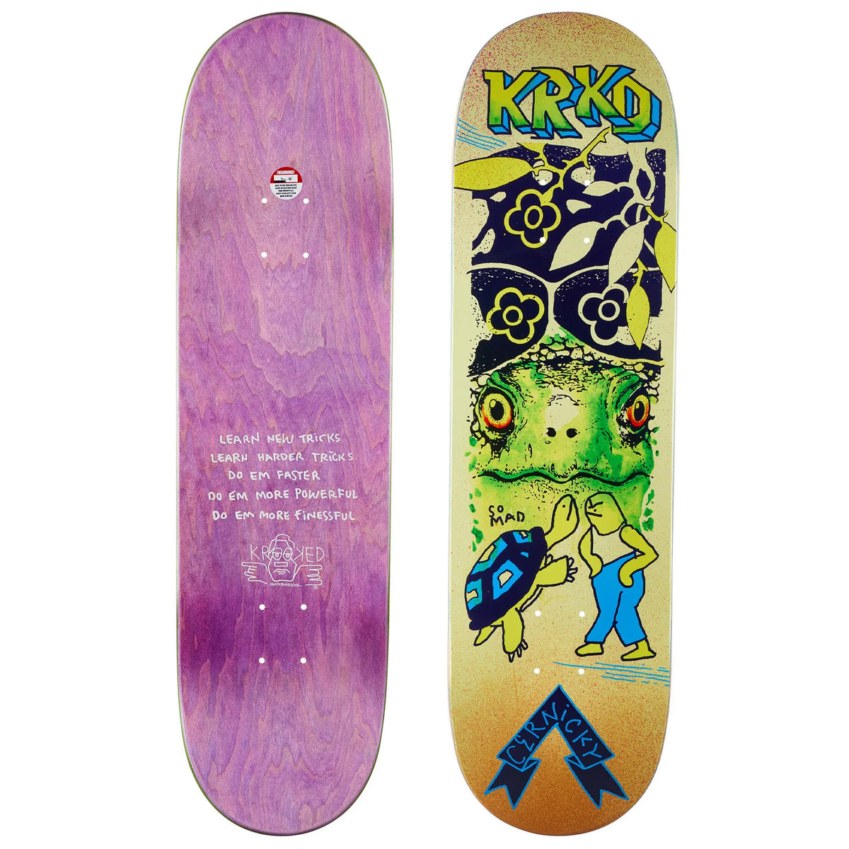 Krooked Cernicky Mad Turtle 8.5 Skateboard Deck