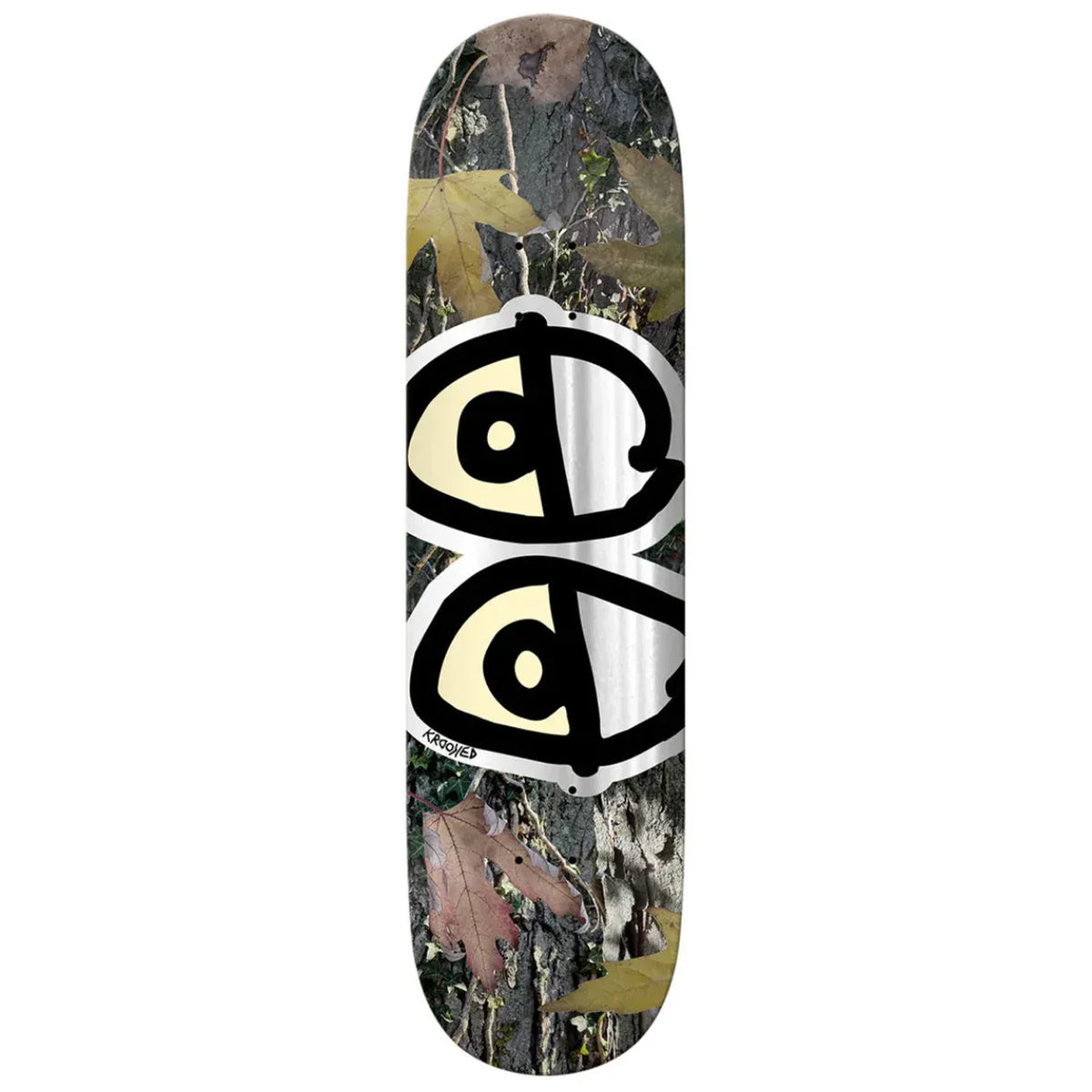 Krooked Team Eyes Camo 8.5 Skateboard Deck