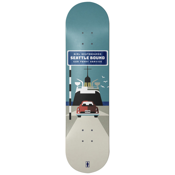 Girl Gass Seattle Bound 8.5 Skateboard Deck