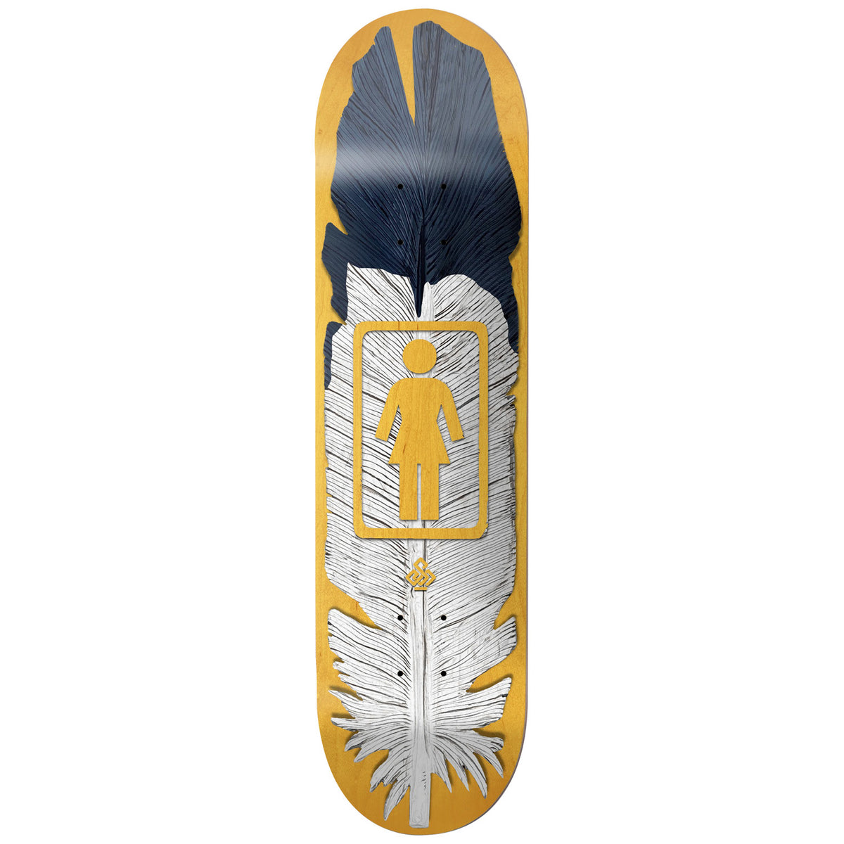 Girl Kennedy Siaz Feather 8.5 Skateboard Deck