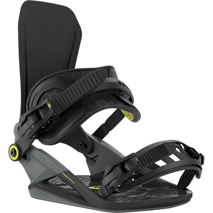 Medium, Black Union Men's Source Pro Snowboard Bindings