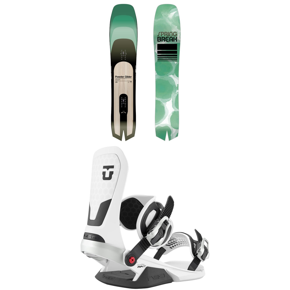 CAPiTA Spring Break Powder Glider Snowboard + Union Neo Snowboard Bindings 2027