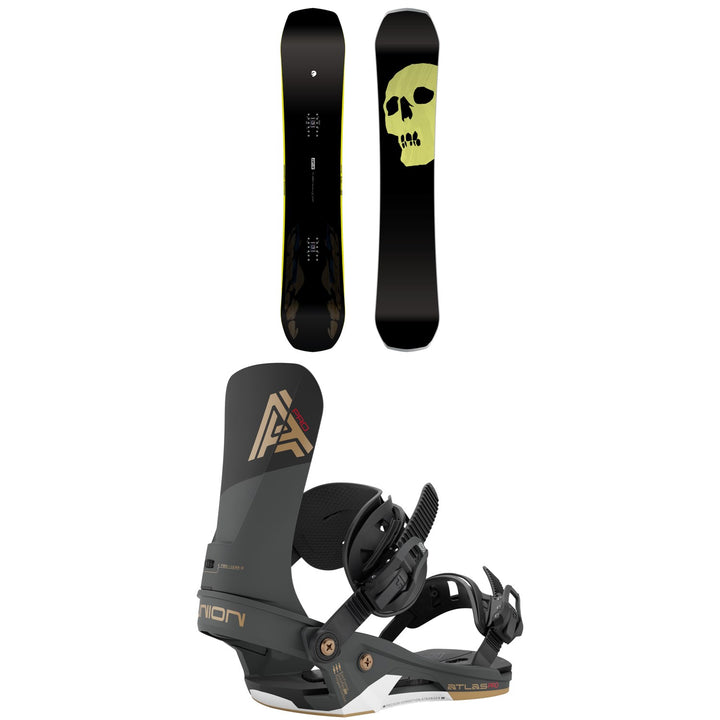 CAPiTA The Black Snowboard of Death Snowboard + Union Atlas Pro Snowboard Bindings 2027