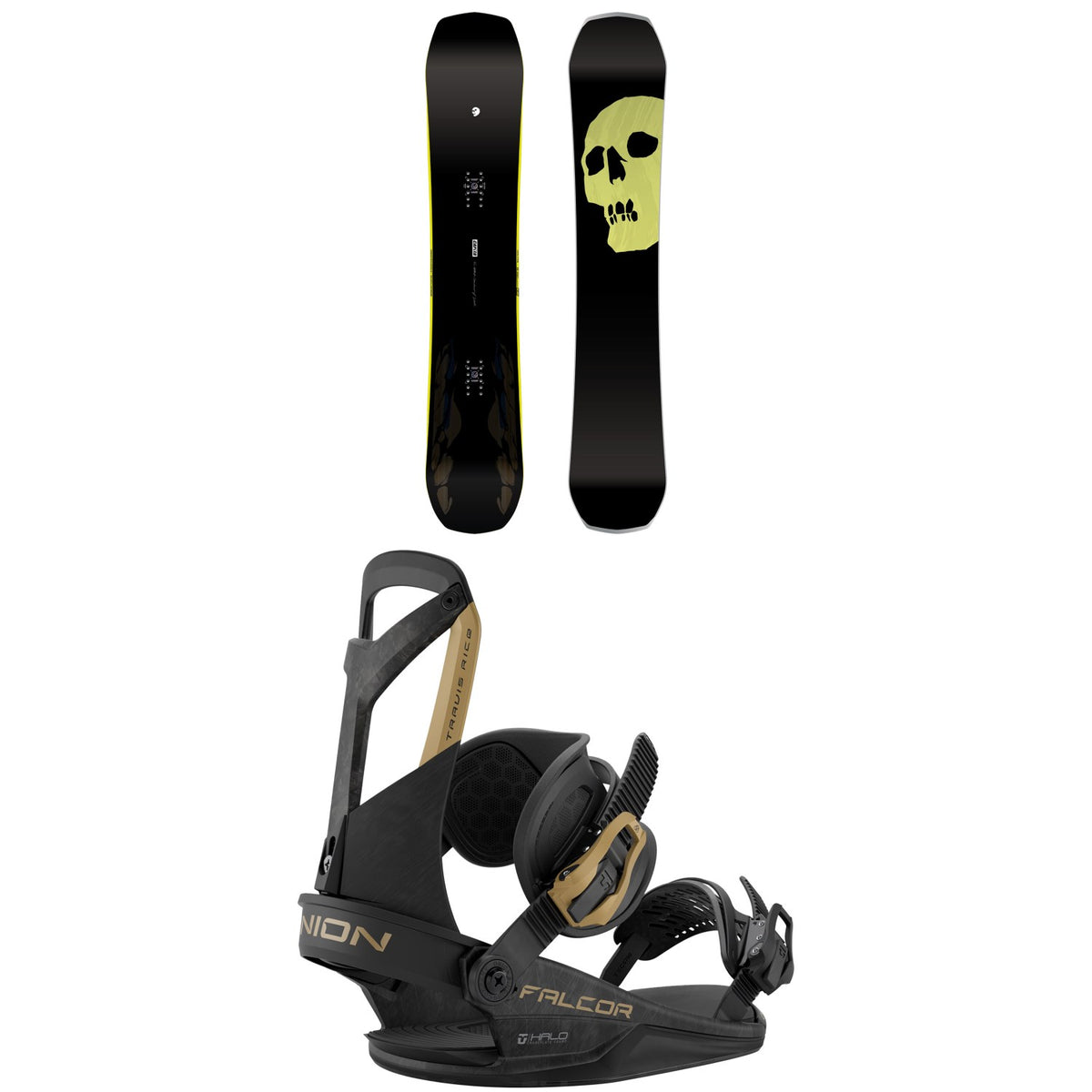 CAPiTA The Black Snowboard of Death Snowboard + Union Falcor Snowboard Bindings 2027