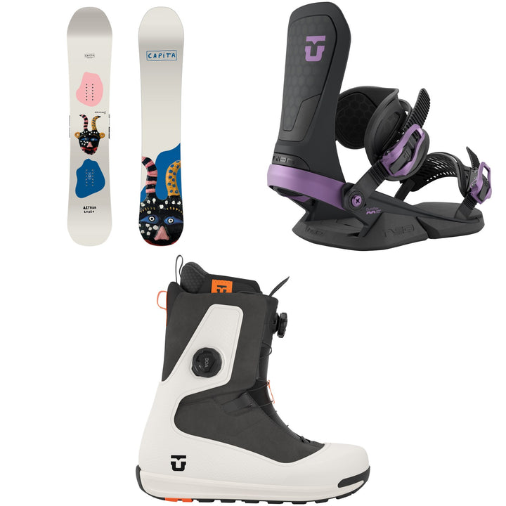 CAPiTA Aeronaut Snowboard + Union Neo Snowboard Bindings +  Reset Snowboard Boots 2027