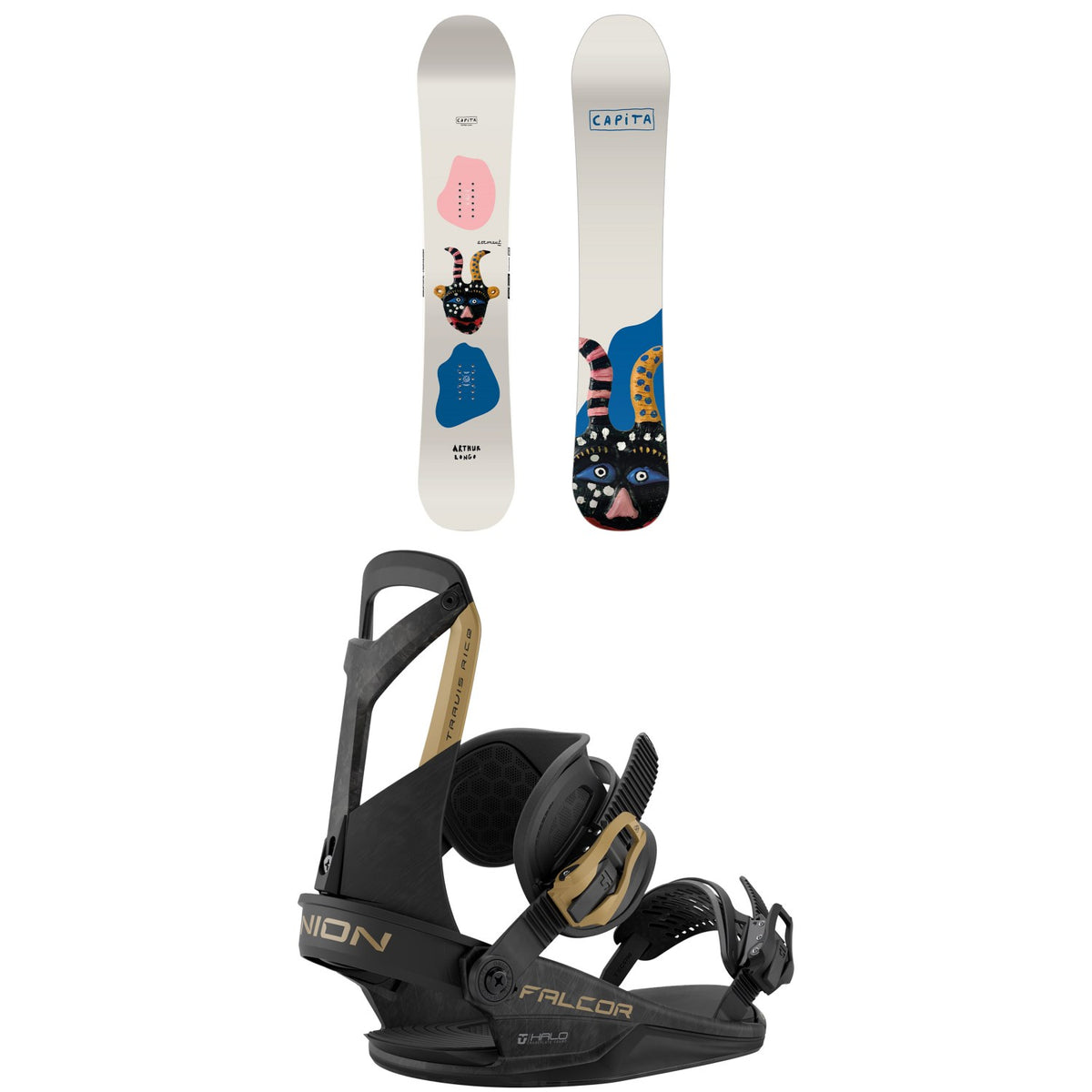 CAPiTA Aeronaut Snowboard + Union Falcor Snowboard Bindings 2027