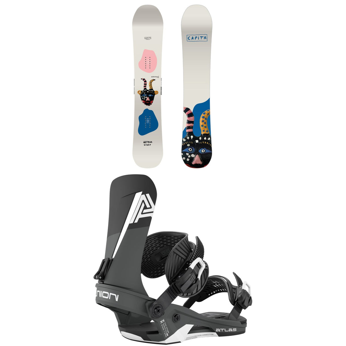 CAPiTA Aeronaut Snowboard + Union Atlas Snowboard Bindings 2027