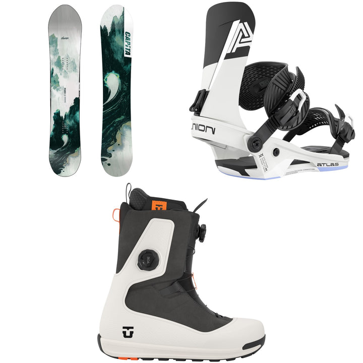 CAPiTA The Navigator Snowboard + Union Atlas Snowboard Bindings + Reset Snowboard Boots 2027