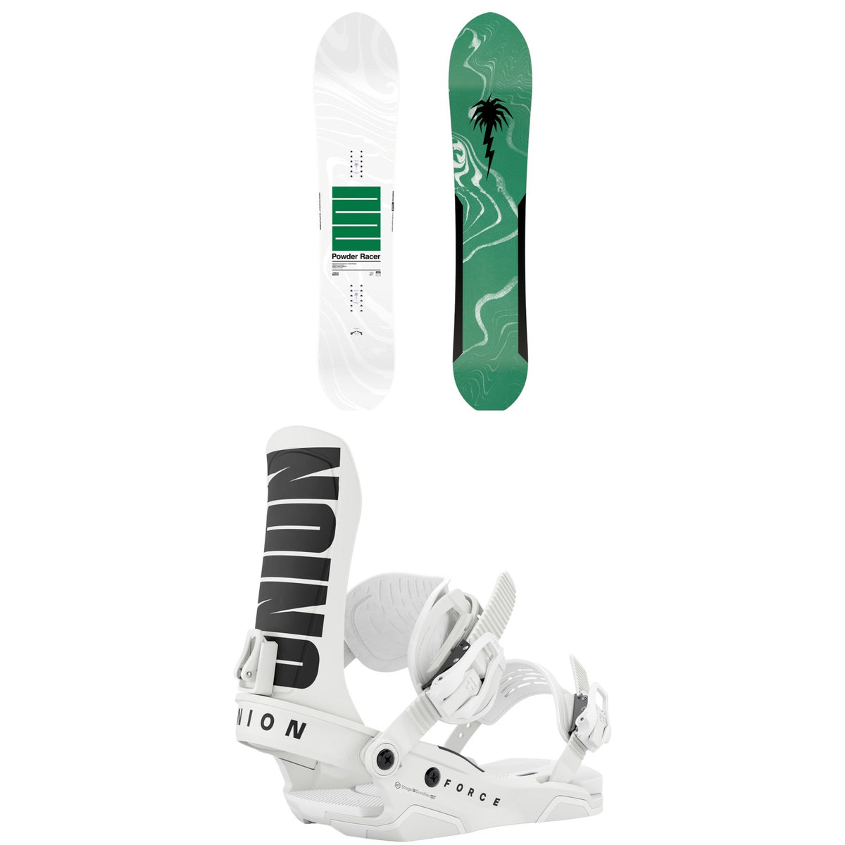 CAPiTA Spring Break Powder Racers Snowboard + Union Force Team Snowboard Bindings 2027