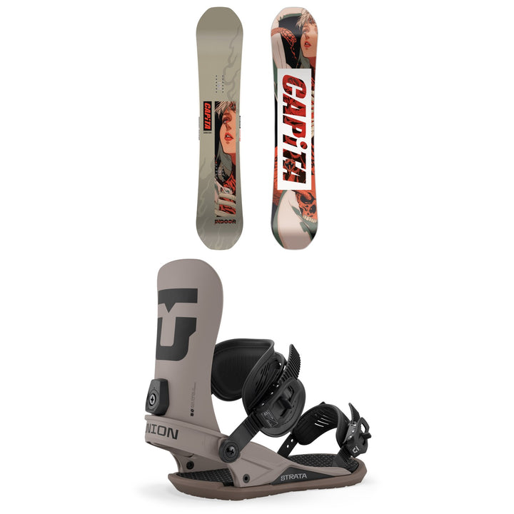 CAPiTA Indoor Survival Snowboard + Union Strata Snowboard Bindings 2027