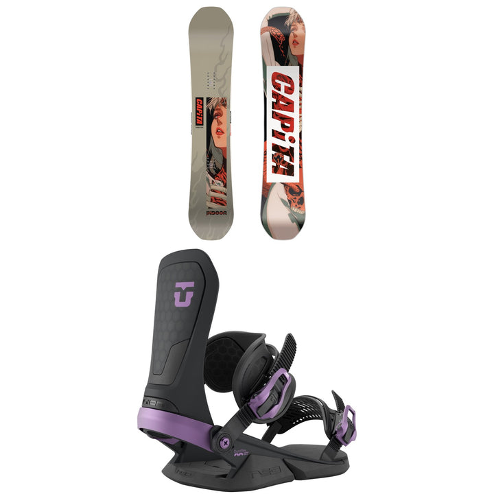 CAPiTA Indoor Survival Snowboard + Union Neo Snowboard Bindings 2027