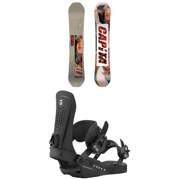 CAPiTA Indoor Survival Snowboard + Union Force Snowboard Bindings 2027